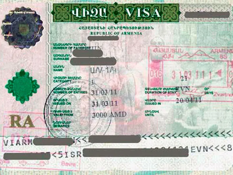 Visa to Armenia